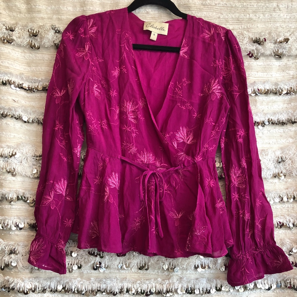 Charmer Blouse Fuchsia